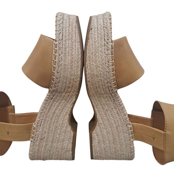 Frye & Co. Amber Espadrille Wedge Chunky Boho Platform Ankle Strap Sandal Sz 10 - Picture 5 of 16